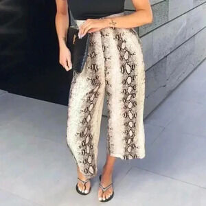Snake Print Pants